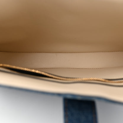 Gucci Denim Small Jackie Shoulder Bag Blue Denim 5 of 11
