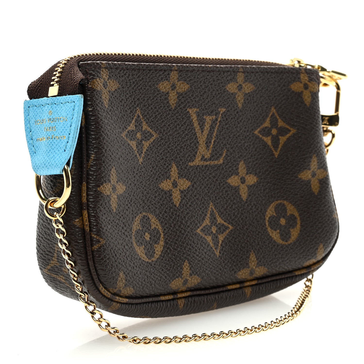 Louis Vuitton LOUIS VUITTON Monogram 2022 Christmas Animation Tokyo Mini Pochette Accessories Blue 3 of 8