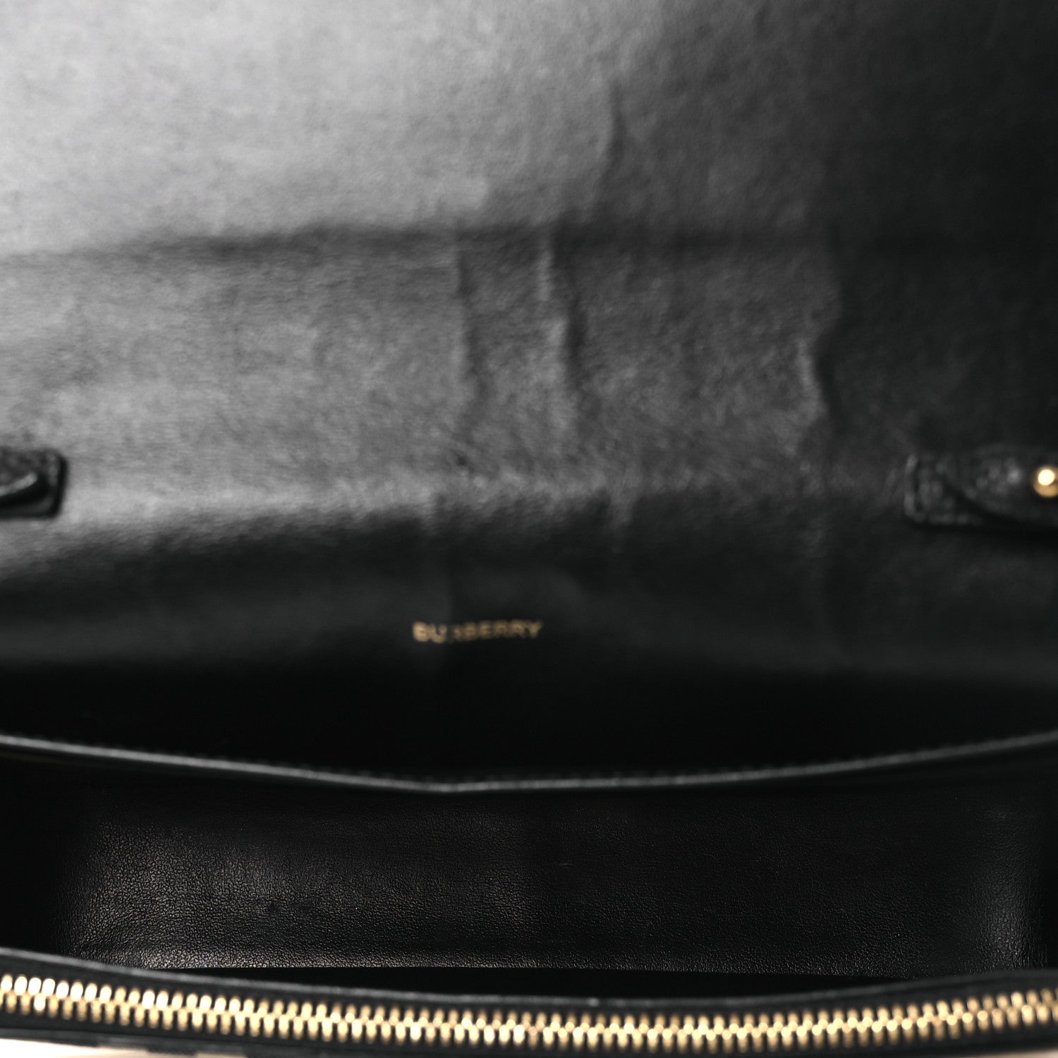 Burberry Grainy Calfskin Vintage Check Hampshire Crossbody Black 5 of 16