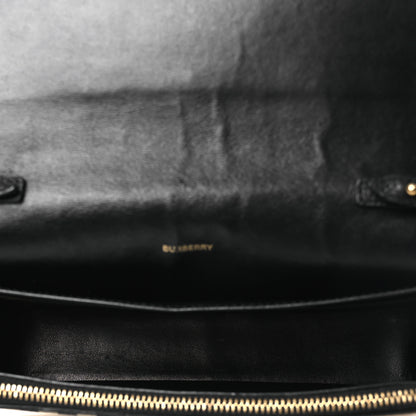 Burberry Grainy Calfskin Vintage Check Hampshire Crossbody Black 5 of 16