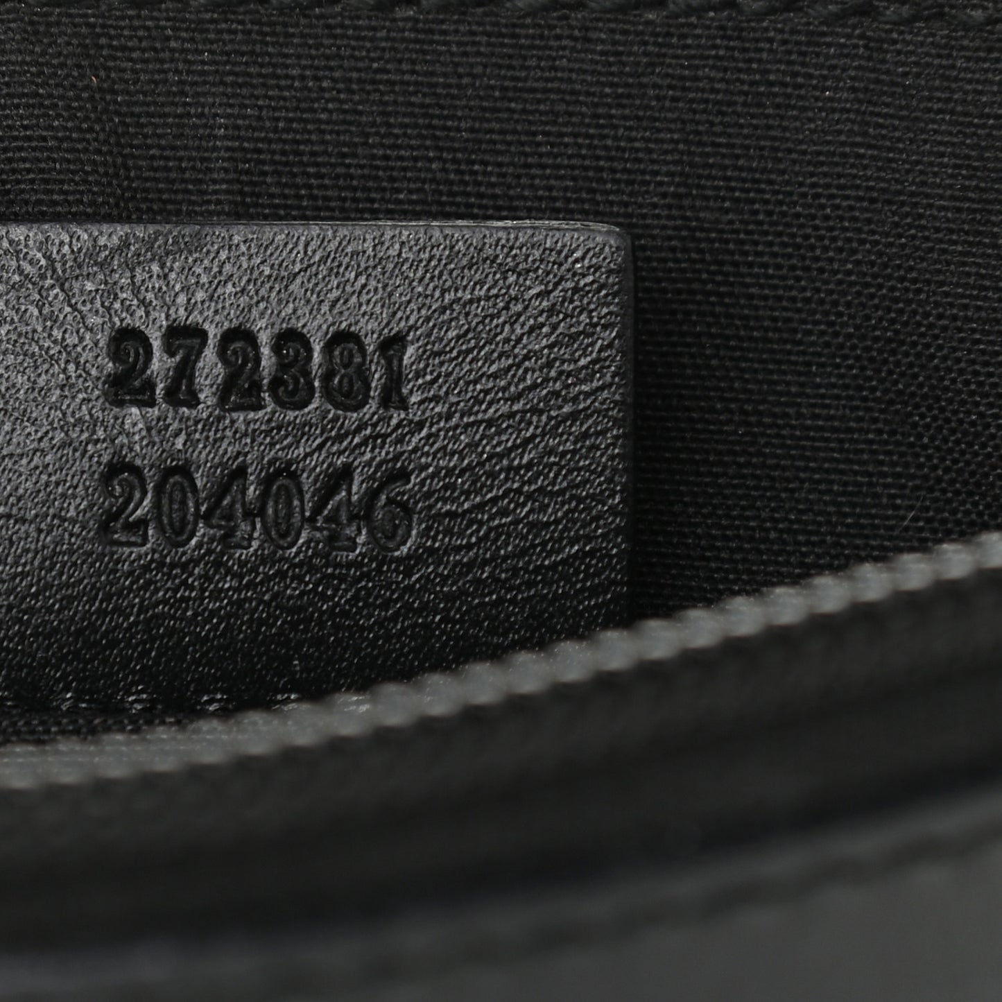 Denim Monogram Pouch Black