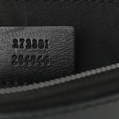 Gucci Denim Monogram Pouch Black 6 of 8