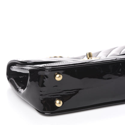 Chanel Patent Small Single Flap Black 4 of 8