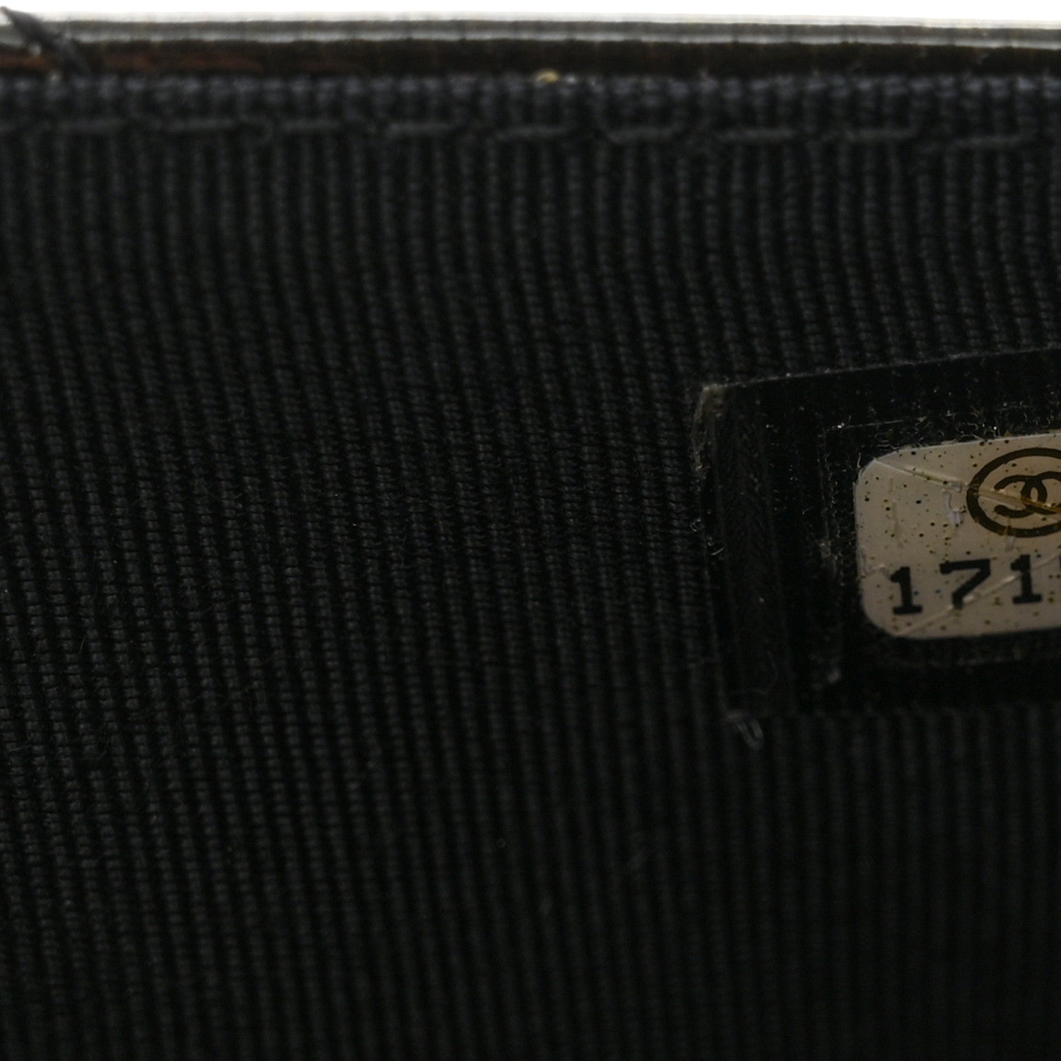 Chanel Striated Patent Quilted Wallet on Chain WOC Black 8 of 12