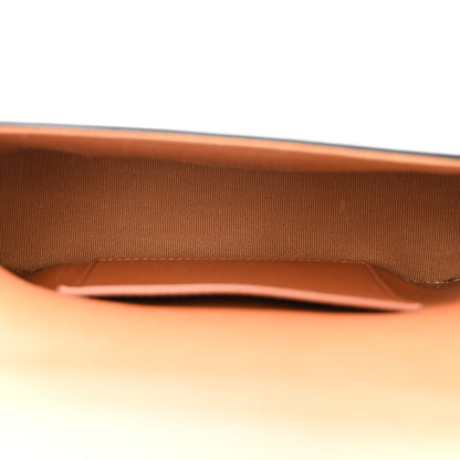 Celine Triomphe Canvas Calfskin Tabou Clutch on Strap Tan 5 of 10