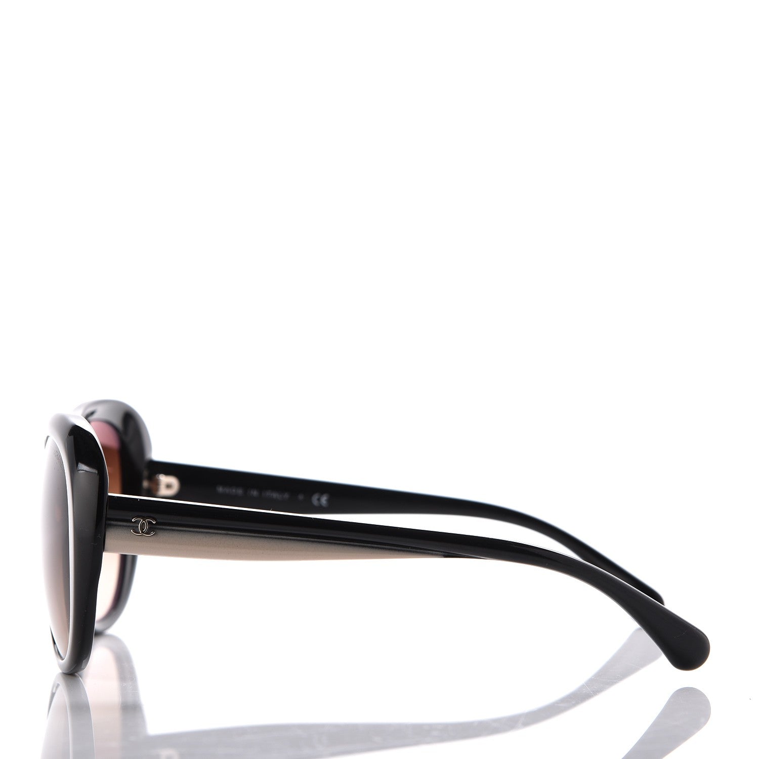 Chanel Signature Oval Sunglasses 5312 Black 3 of 9