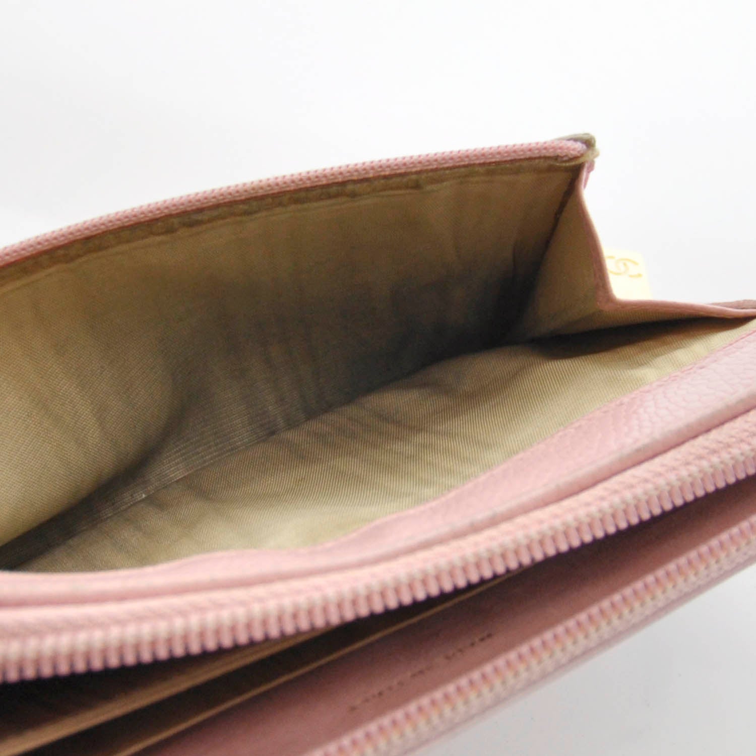 Chanel Caviar Zip Around Wallet Pink 8 of 8