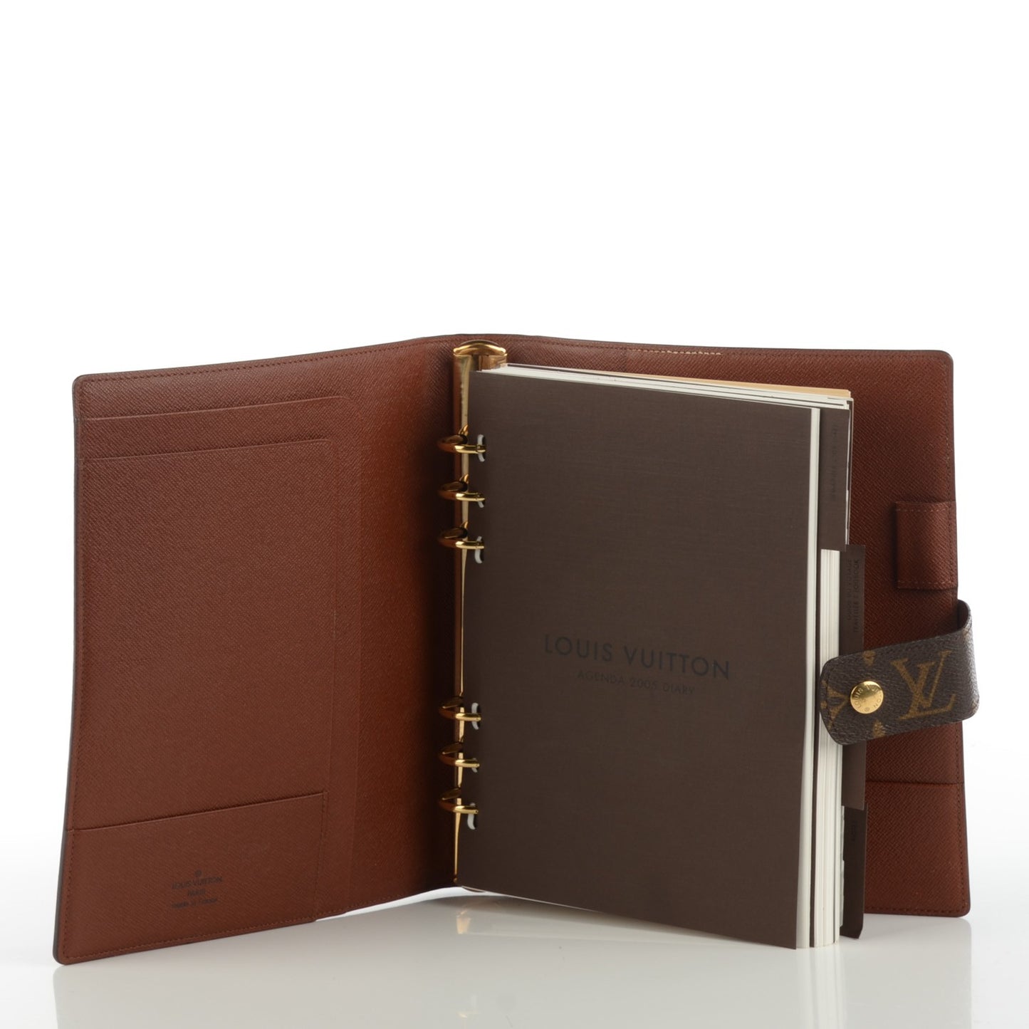 Monogram Large Ring Agenda Cover