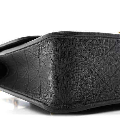 Chanel Caviar Quilted School Memory Backpack Black 9 of 10