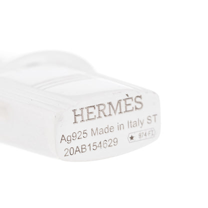 Hermes Sterling Silver Kelly Cadenas Bracelet ST 3 of 3