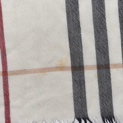 Burberry Wool Silk Gauze Giant Check Lightweight Scarf 4 of 6