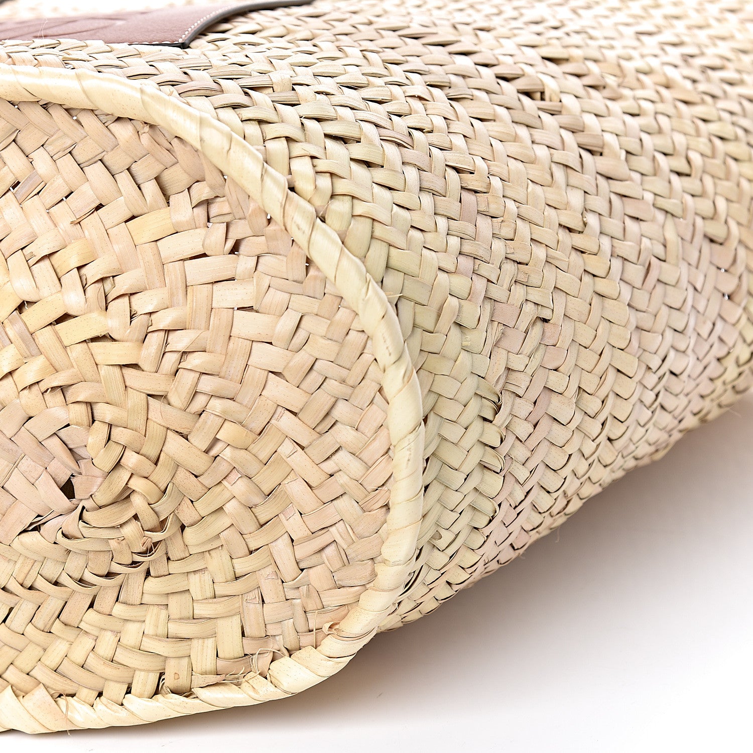 Loewe Raffia Large Basket Tote Bag Natural Tan 8 of 10