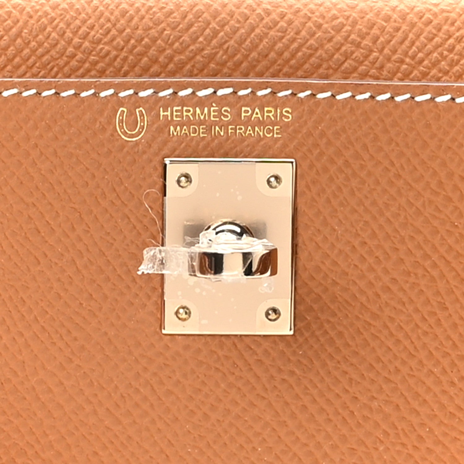Hermes Epsom Horseshoe Mini Kelly Sellier 20 Gold Nata 6 of 10