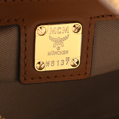 MCM Visetos Hawaii Patch Small Stark Belt Bag Cognac 7 of 10