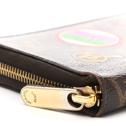 Louis Vuitton Monogram Travel Stickers Zippy Wallet 7 of 7