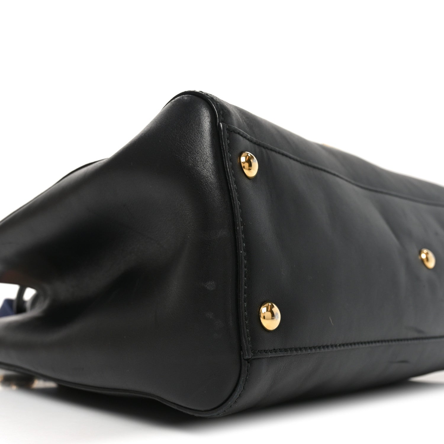Gucci Calfskin Large Sylvie Top Handle Tote Black 9 of 12