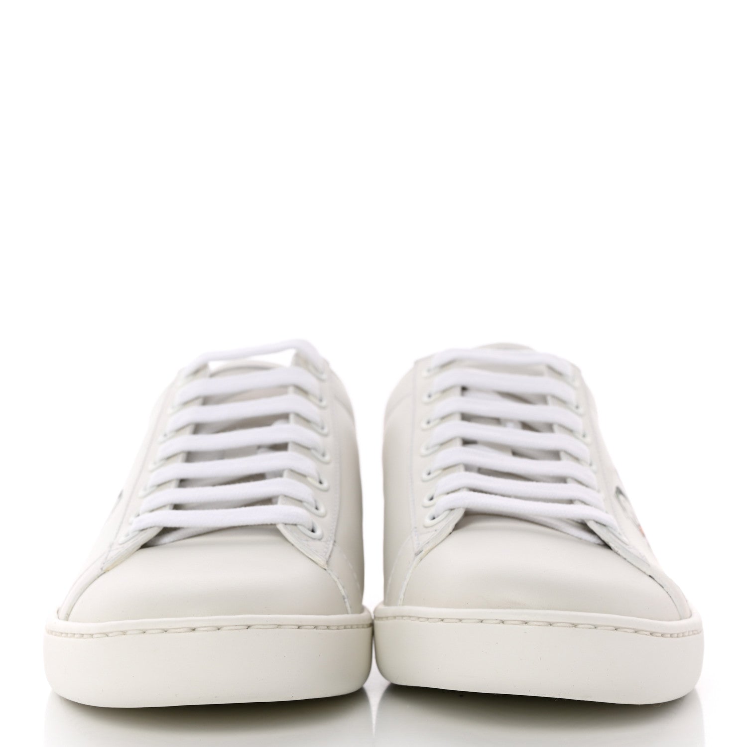 Gucci X DISNEY Calfskin Miro Soft Donald Duck Womens Ace Sneakers 35.5 White Bright Splash 2 of 8