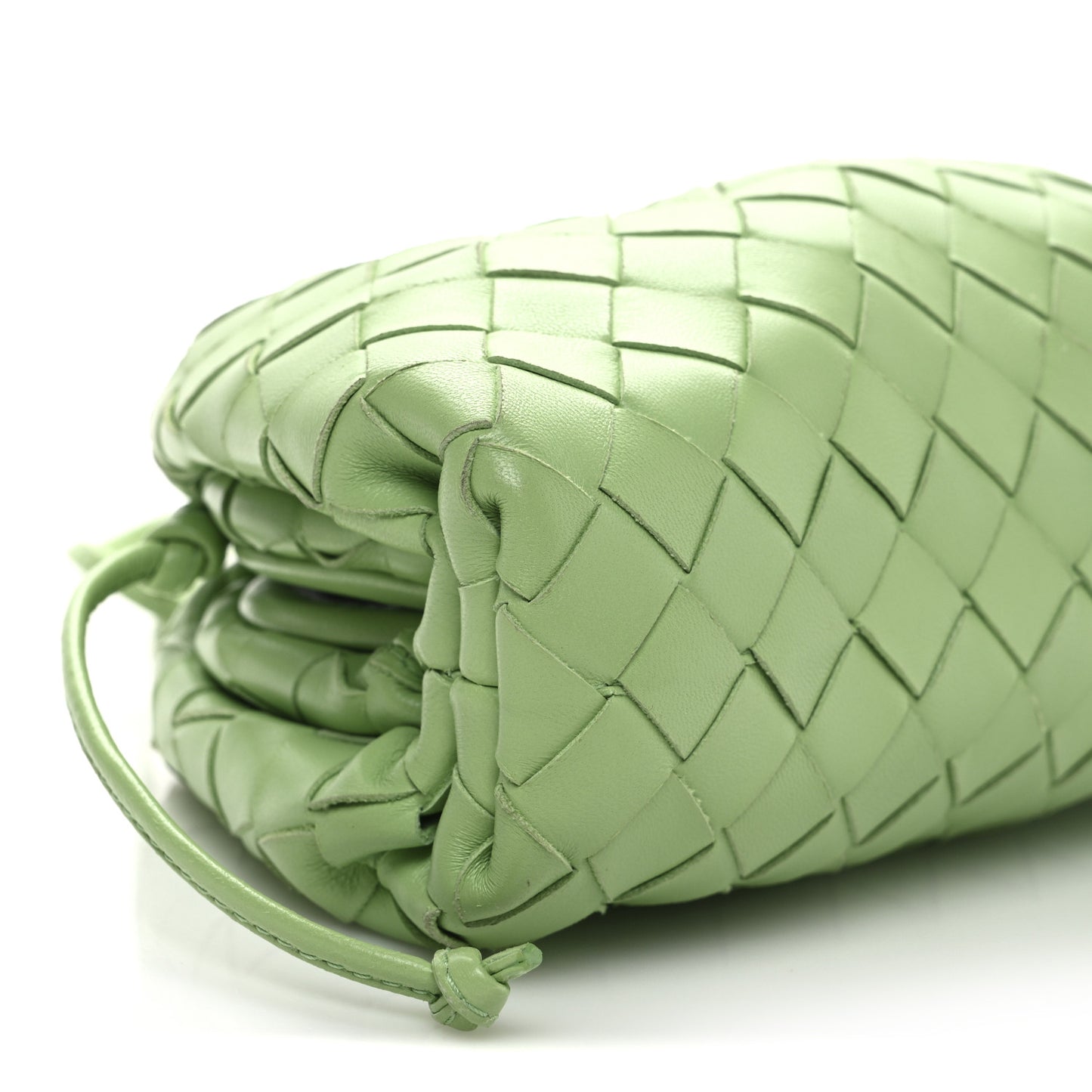 Nappa Intrecciato The Mini Pouch Pistachio