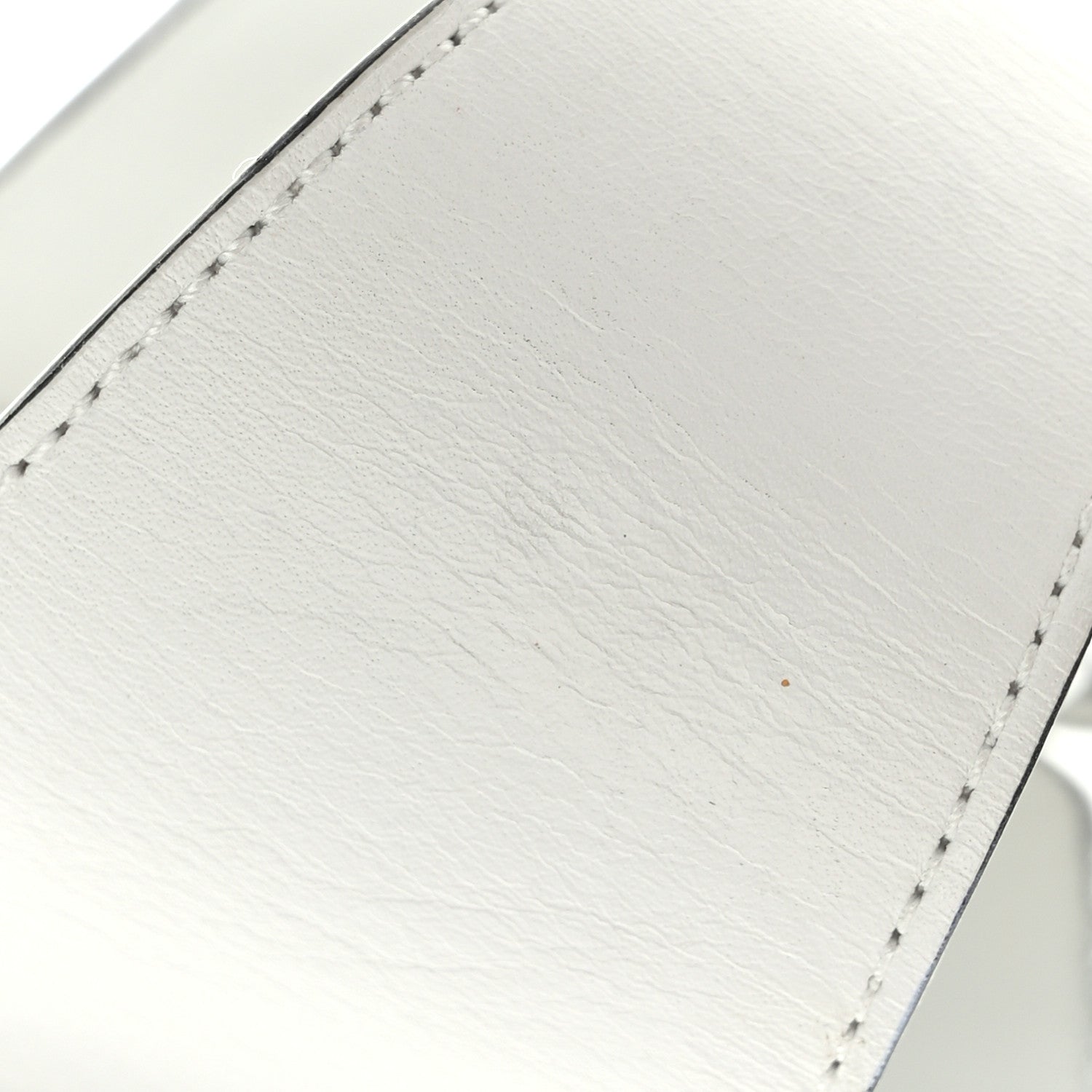 Prada Natural Calfskin Double Buckle 20mm Sandals 38.5 White 10 of 11