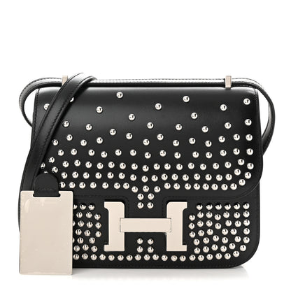 Hermes Box Studded Clouté Constance 18 Black 1 of 13