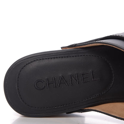 Chanel Calfskin CC Turn Lock Clogs 35 Black 7 of 12