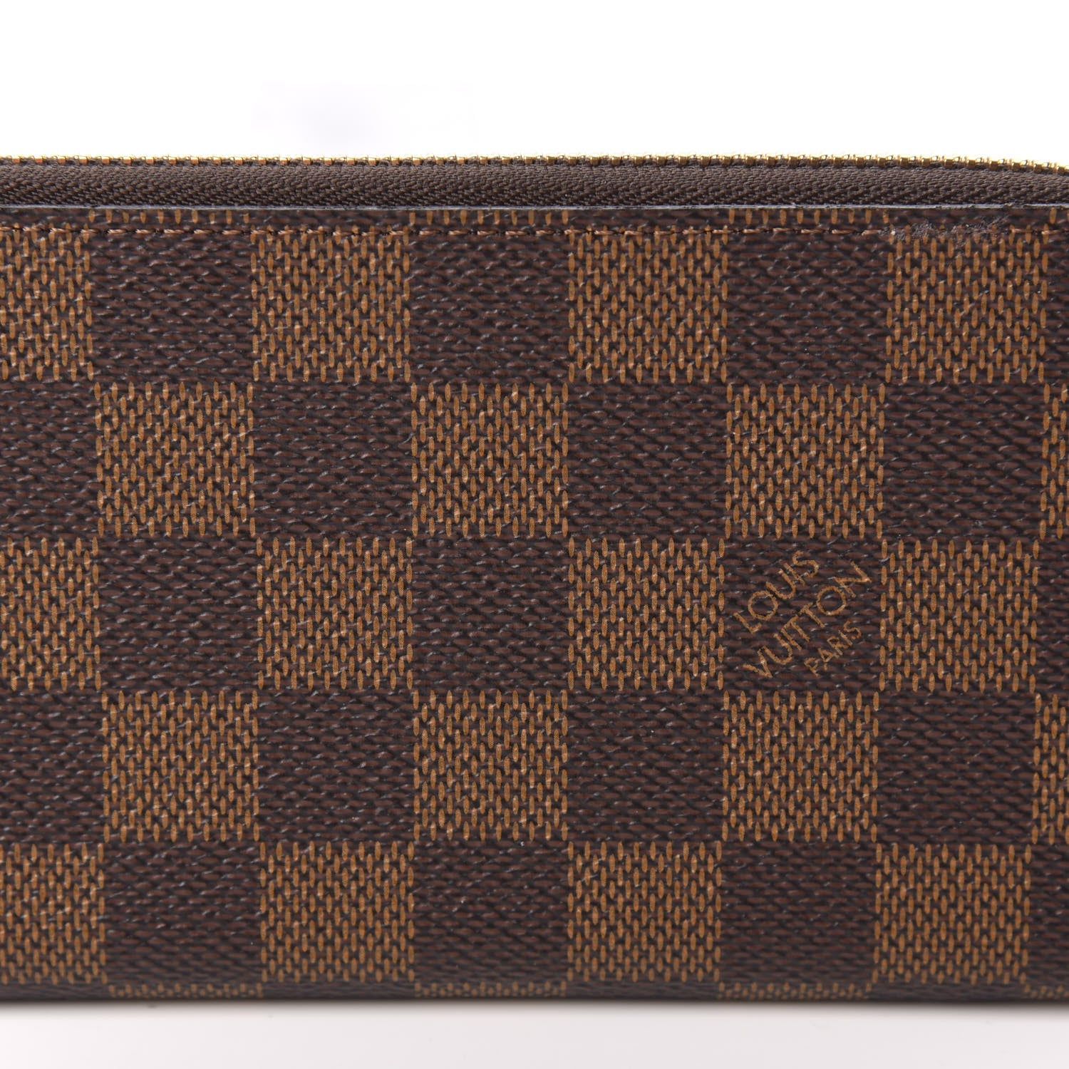 Louis Vuitton Damier Ebene Clemence Wallet Cherry 9 of 10