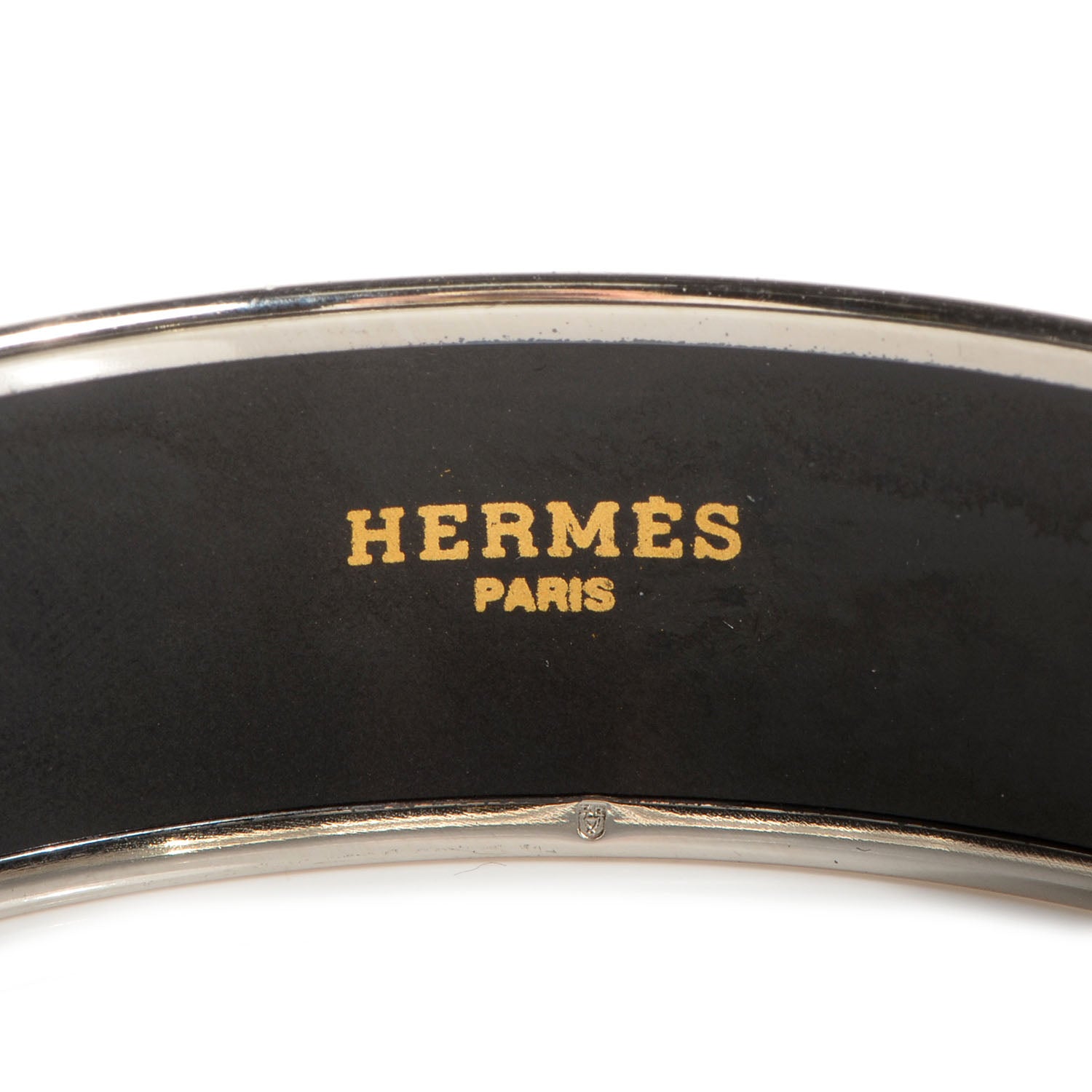 Hermes Enamel Printed Elephants Grazing Wide Bracelet 70 4 of 6