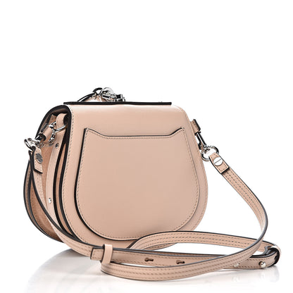 Chloe Calfskin Crystal Embellished Small Nile Bracelet Bag Cement Pink 3 of 9