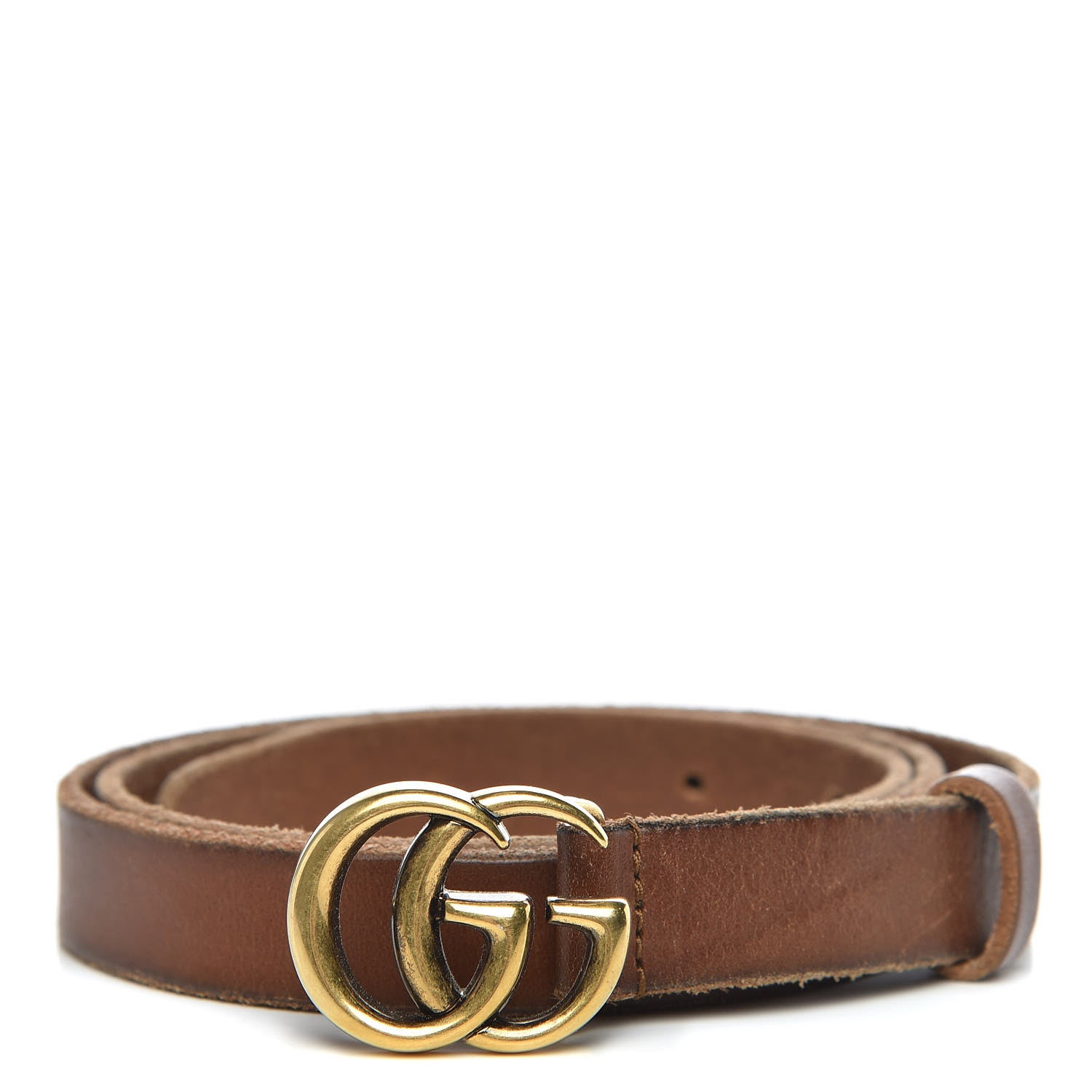 Gucci Faded Calfskin Double G 20mm Belt 80 32 Cuir 1 of 9