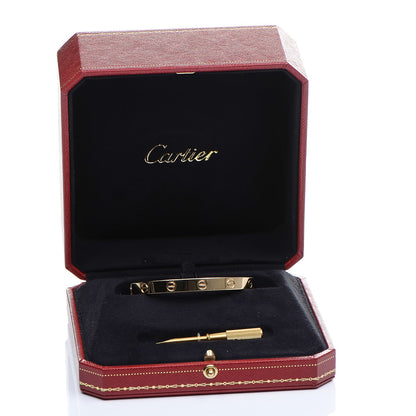 Cartier 18K Yellow Gold LOVE Bracelet 17 6 of 6