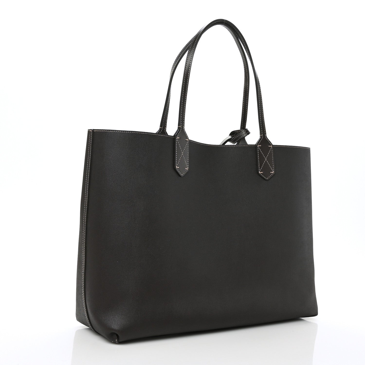 Gucci Calfskin GG Supreme Monogram Medium Reversible Tote Dark Brown 9 of 13