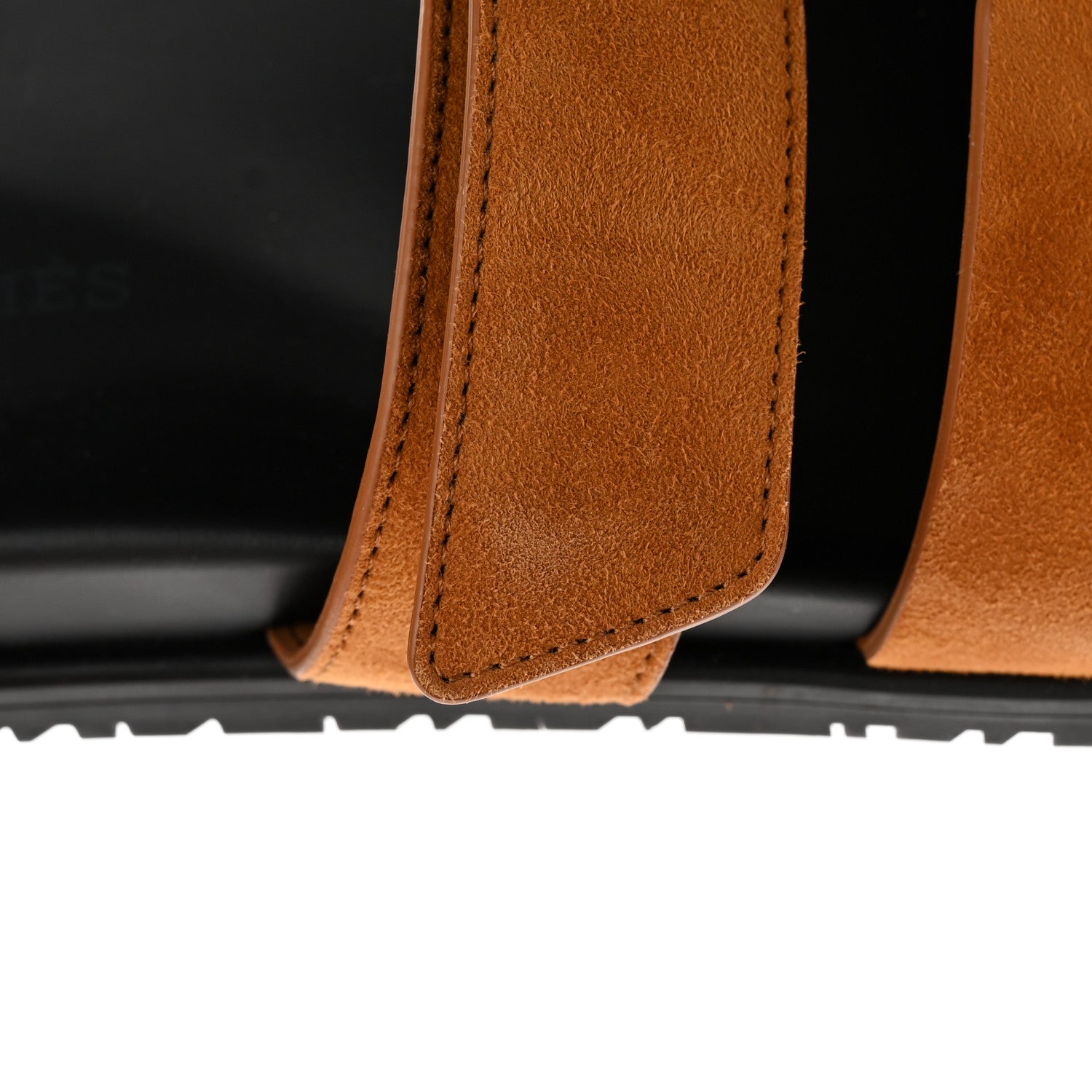 Hermes Suede Goatskin Womens Chypre Sandals 36 Naturel 9 of 14