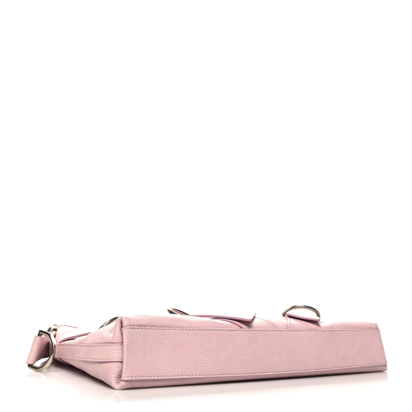 Tumbled Calfskin Medium Voyou Bag Old Pink