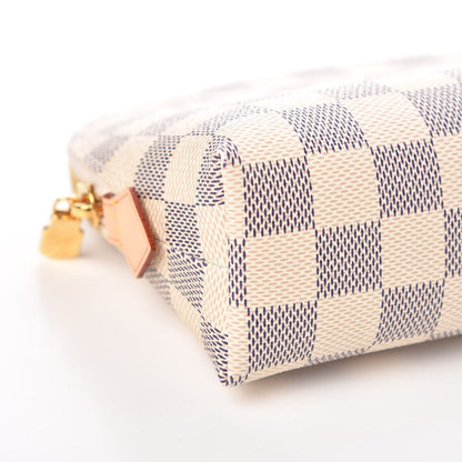 Louis Vuitton Damier Azur Cosmetic Pouch GM 8 of 9
