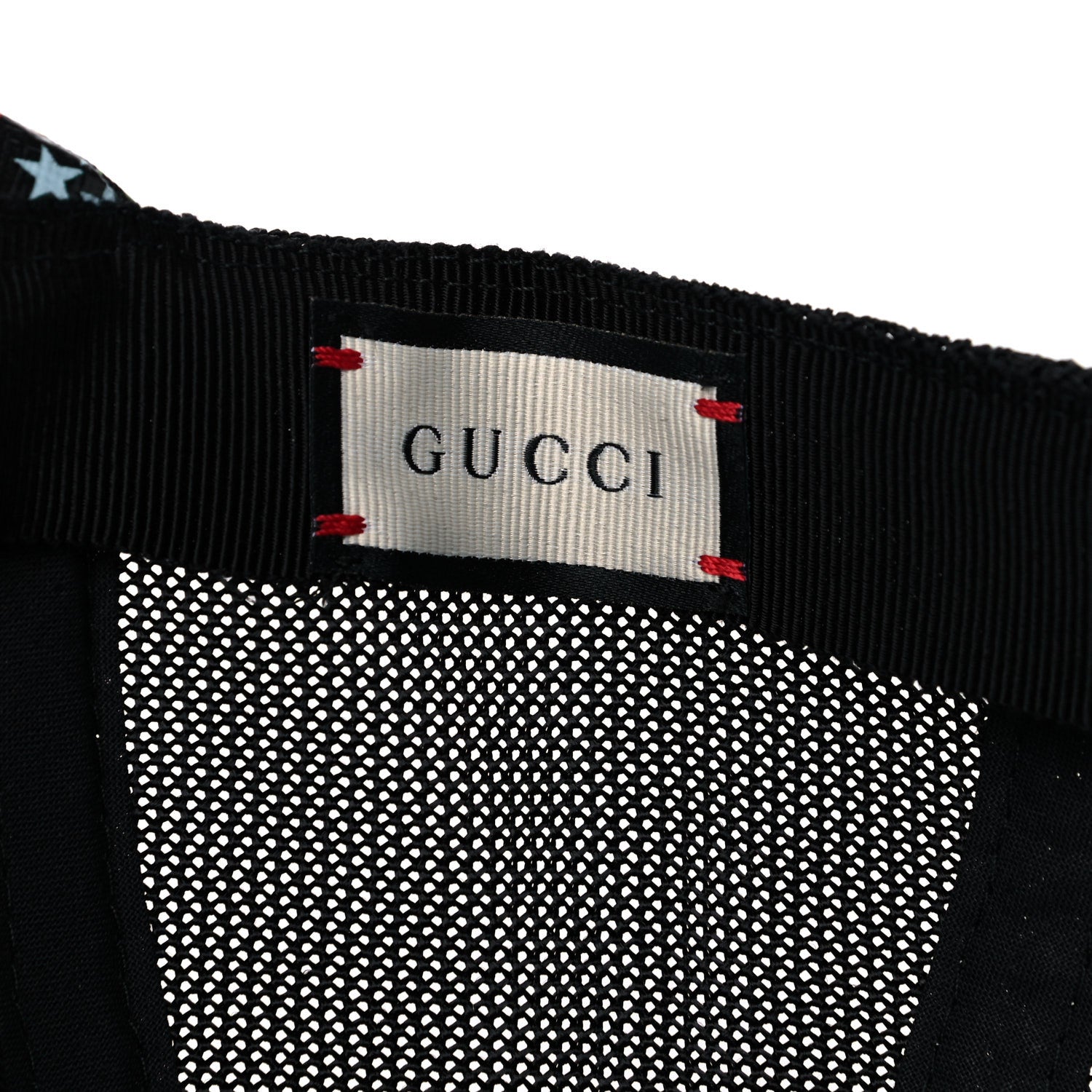 Gucci GG Supreme Monogram Psychedelic Baseball Hat 58 Black 5 of 6