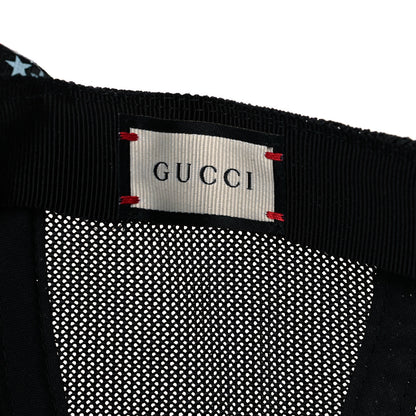Gucci GG Supreme Monogram Psychedelic Baseball Hat 58 Black 5 of 6