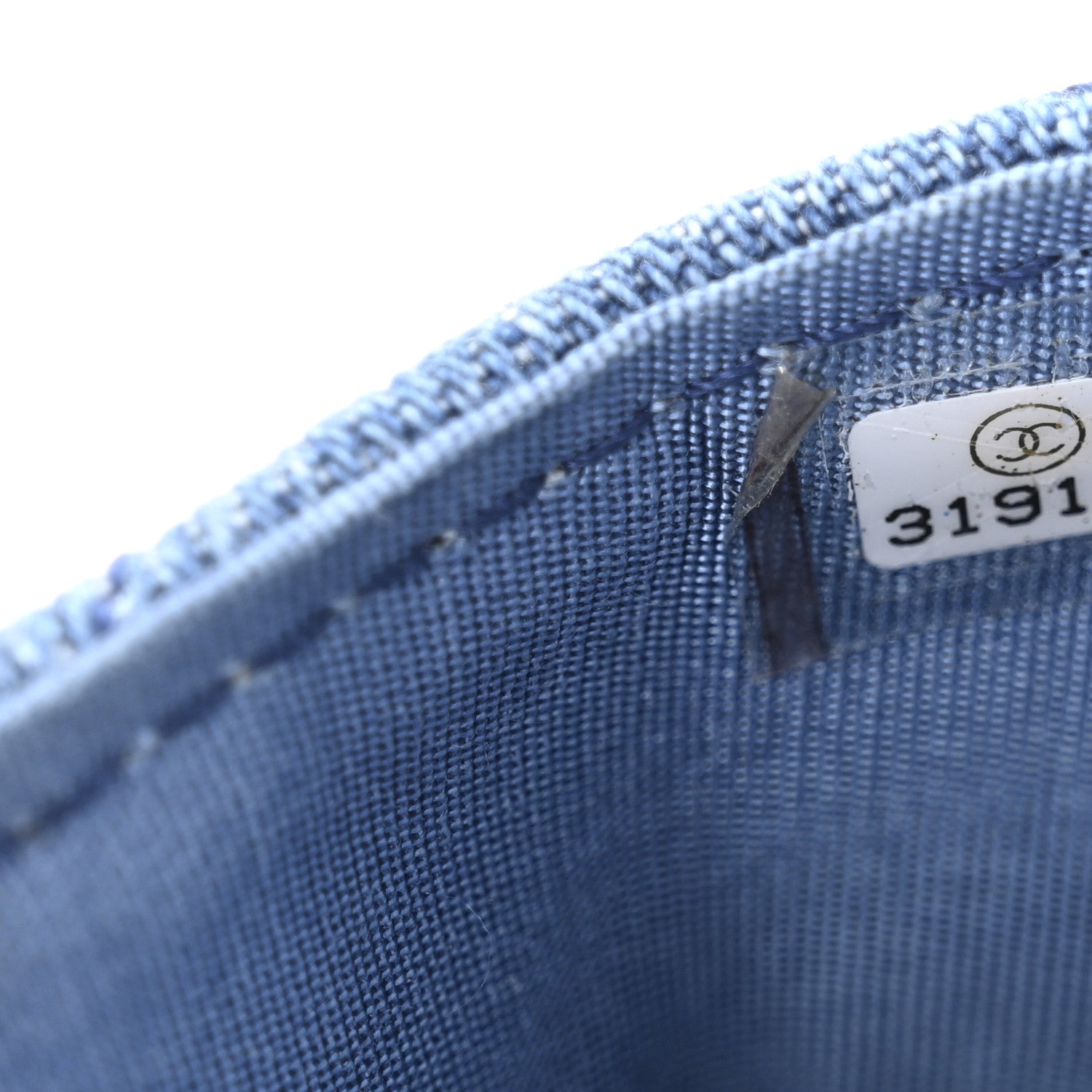 Chanel Denim Quilted Denim Mood Belt Bag Blue Multicolor 7 of 11