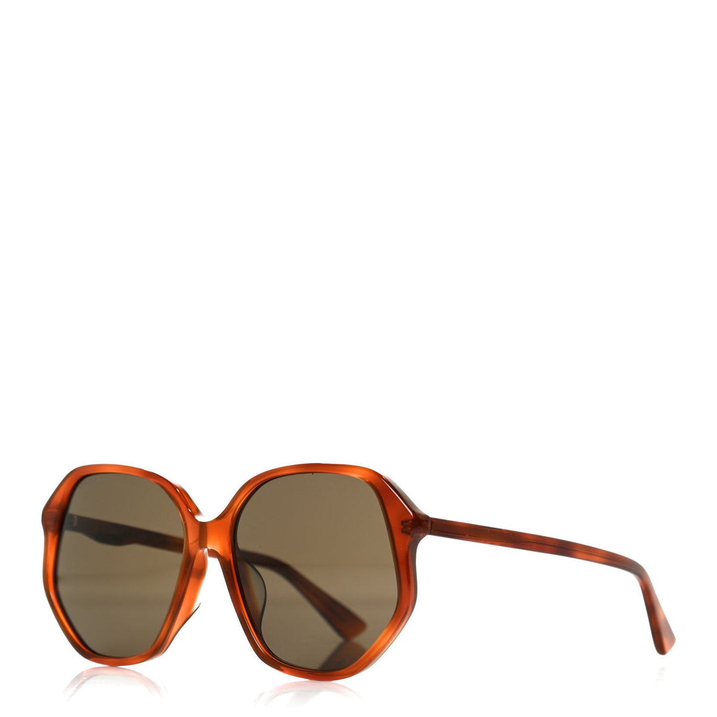Acetate Round Sunglasses GG0258SA Tortoise