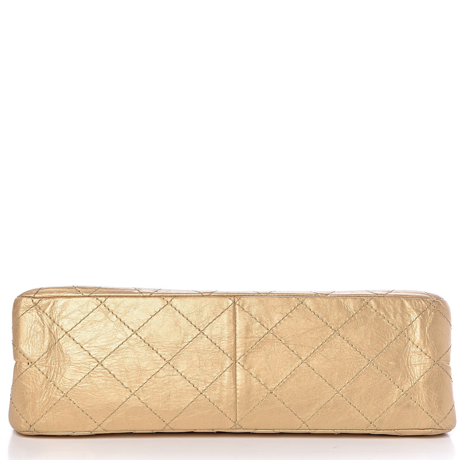 Chanel Metallic Aged Calfskin Quilted 2.55 Reissue 227 Flap Gold 15 of 16