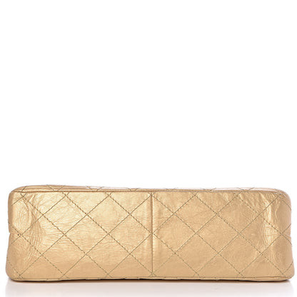 Chanel Metallic Aged Calfskin Quilted 2.55 Reissue 227 Flap Gold 15 of 16