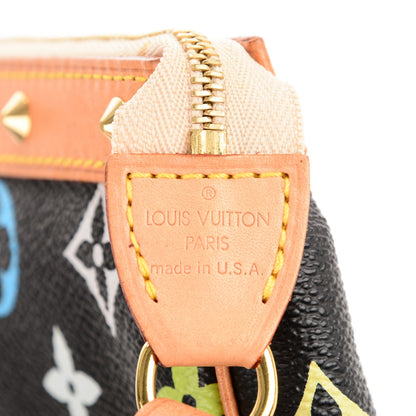 Louis Vuitton Monogram Multicolor Pochette Accessories Black 5 of 8