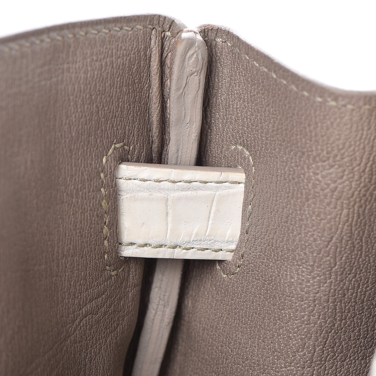 Matte Niloticus Crocodile Himalaya Birkin 30 Blanc