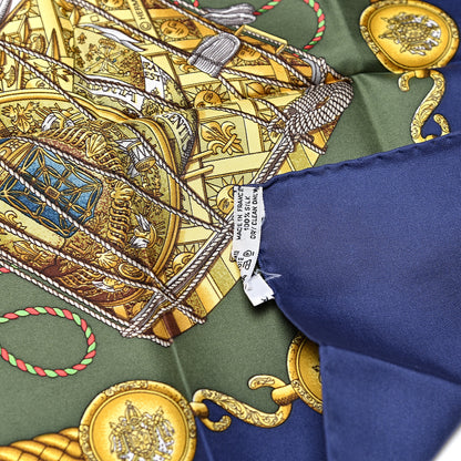 Hermes Silk Les Tambours Scarf 90 4 of 6