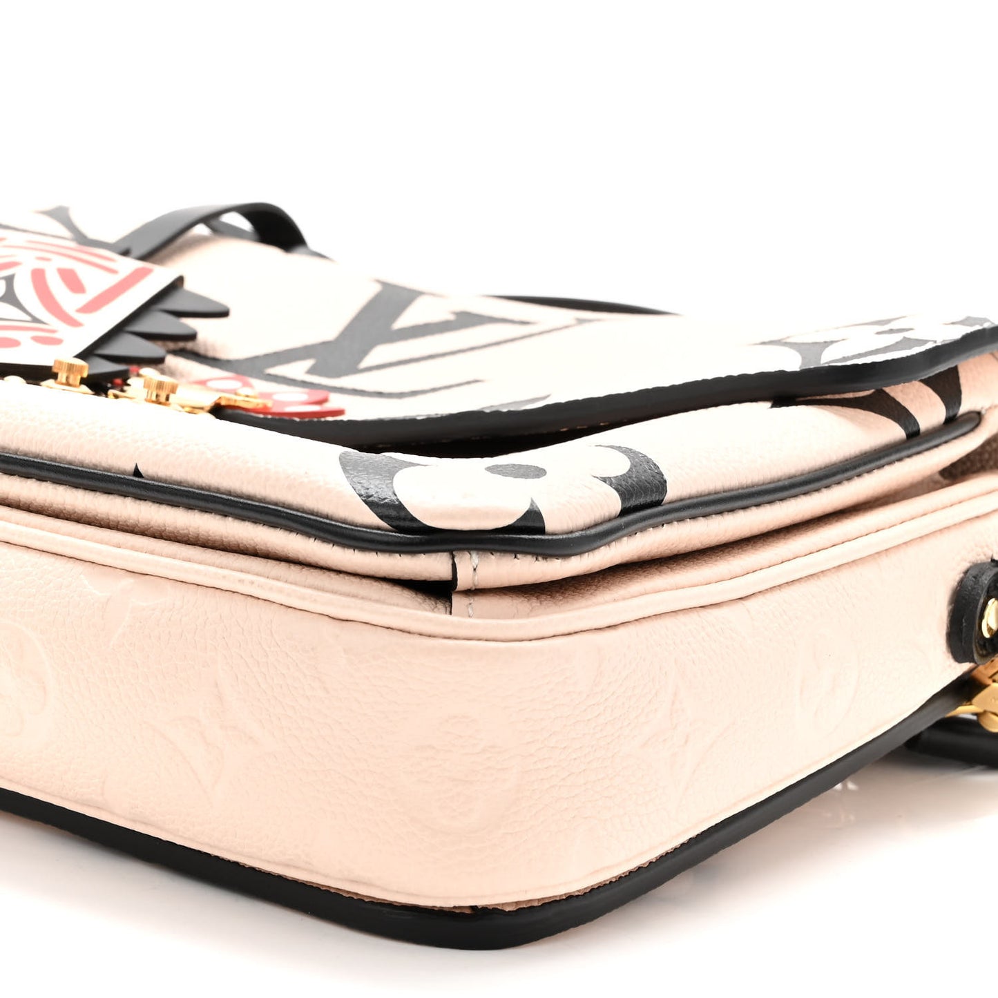 Empreinte Monogram Giant Crafty Pochette Metis Creme Black
