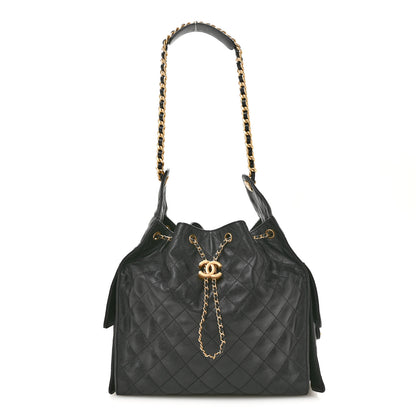 Chanel Caviar Quilted Medium Chanel 25 Handbag Black 1 of 14