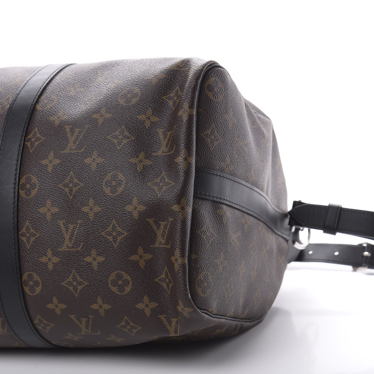 Louis Vuitton Monogram Macassar Keepall Bandouliere 45 9 of 10