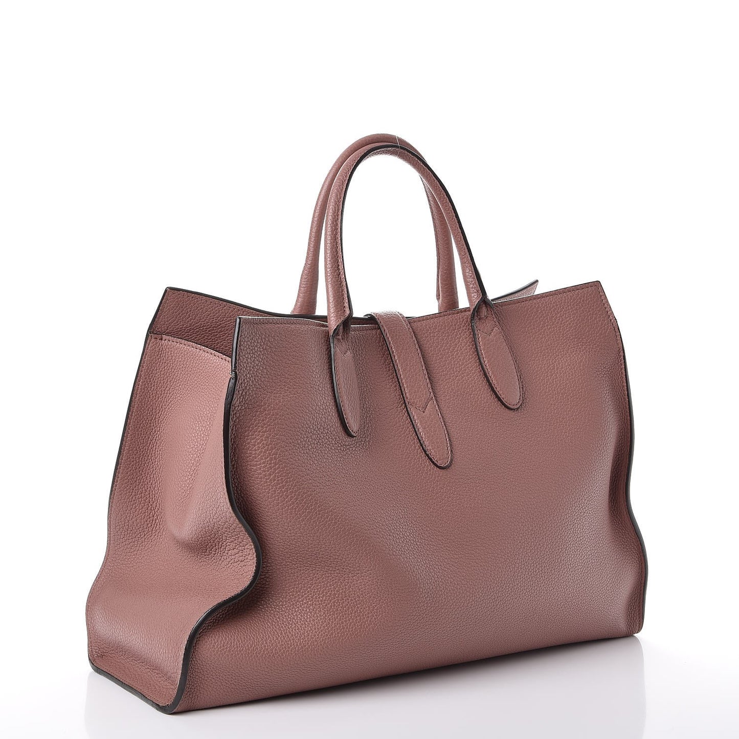 Soft Calfskin Medium Jackie Top Handle Bag Antique Rose