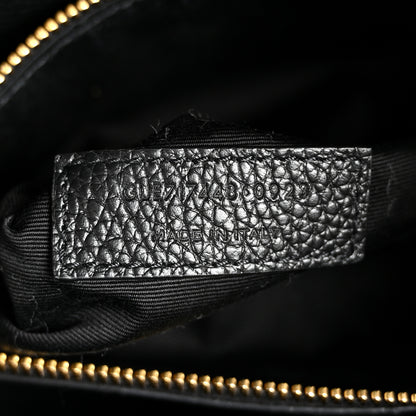 Saint Laurent Grained Calfskin Baby Sac De Jour Black 7 of 10