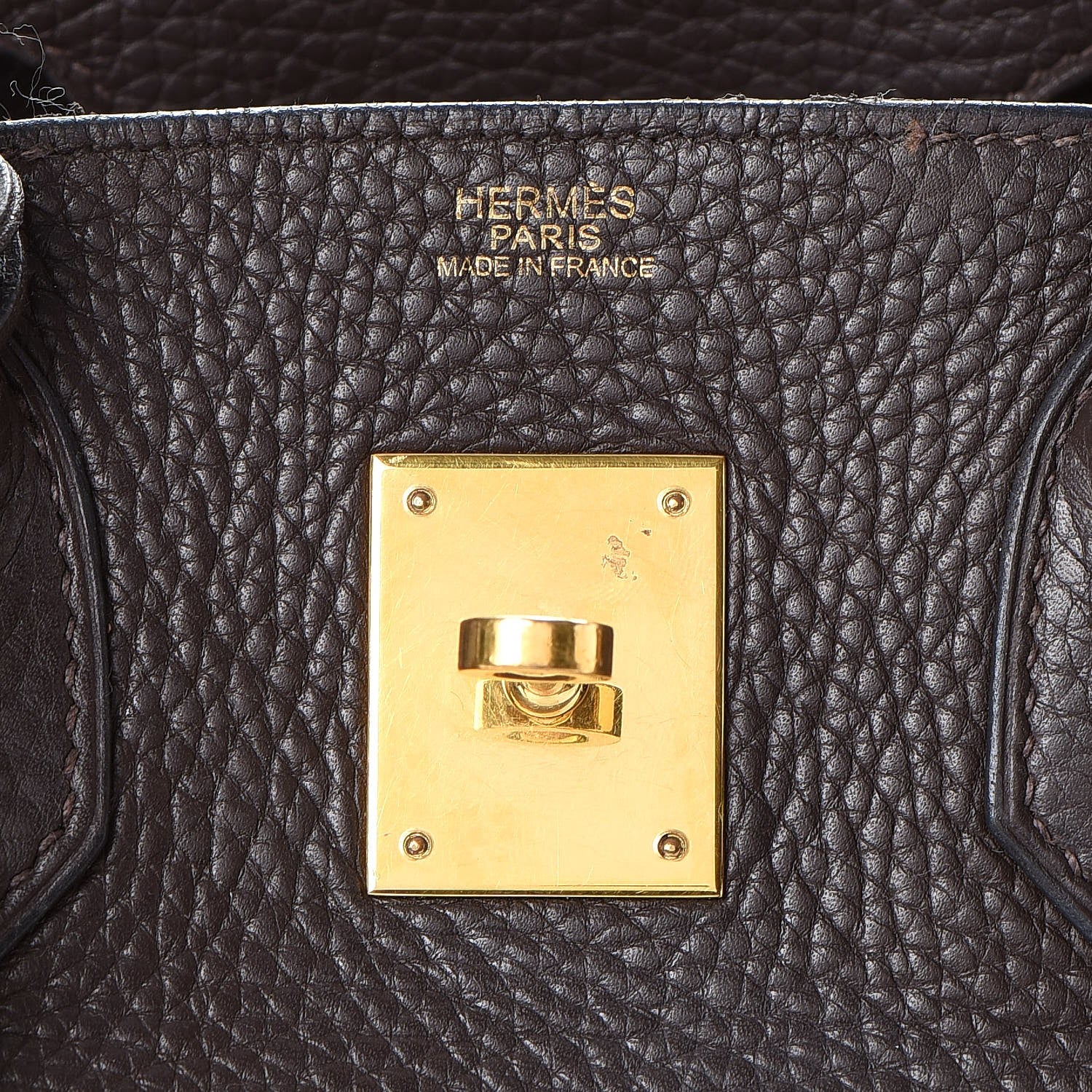 Hermes Taurillon Clemence Birkin 30 Chocolate 21 of 48