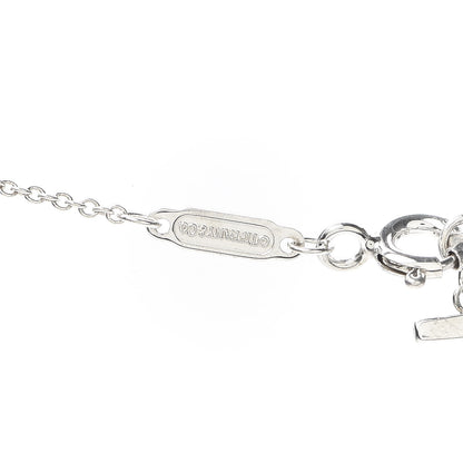 Tiffany Sterling Silver Small T Smile Pendant Necklace 5 of 5